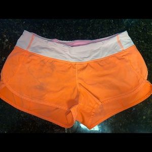 Lululemon speed shorts size 8